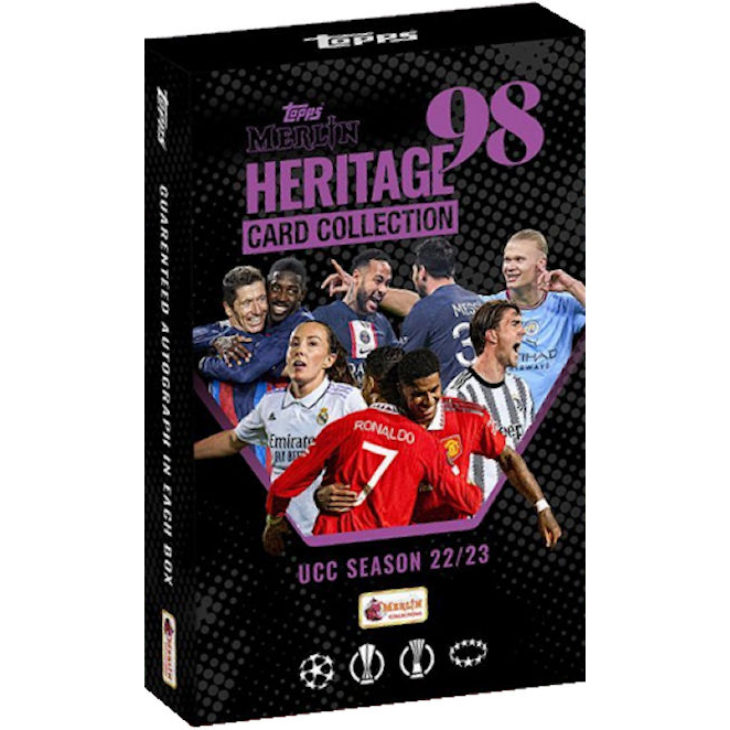 2022-23 Topps Merlin Heritage 98 UEFA Club Competitions