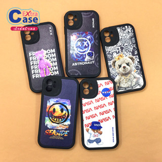 7PLUS 11 / Samsung A23 A53(5G) /OPPO A15 A16 A17 RENO4 RENO5  ด้านหลังหนังพิมพ์ลายการ์ตูนเท่ กันเลนส์กล้อ