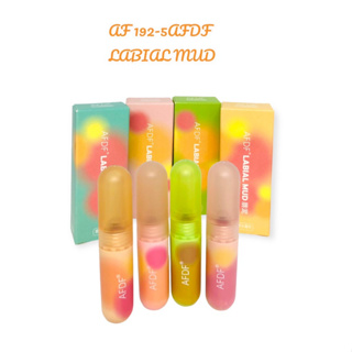 ลิปสติก AF192-5 AFDF LABIAL MUD ลิปสติก เนื้อแมตต์กำมะหยี่ ติดทน กันน้ำ เนื้อเบาเกลี่ยง่าย มี 4 เฉดสี (พร้อมส่งจากไทย )