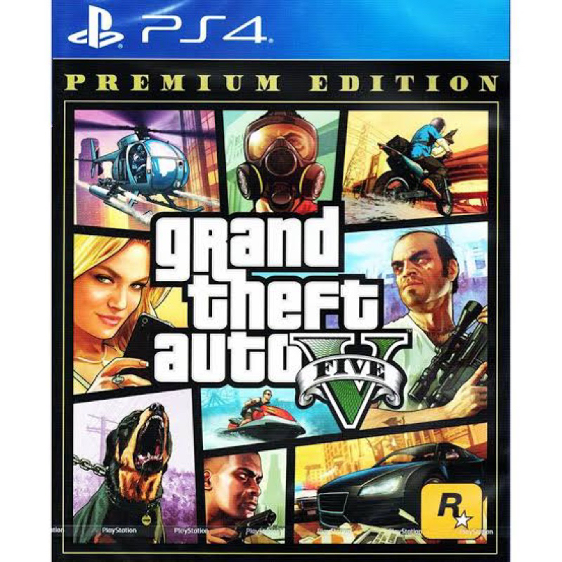 [เกมส์Ps4]GTA grand theft auto V Ps4(มือ2)