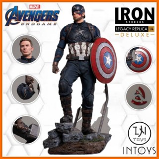 IRON STUDIOS -​ CAPTAIN​ AMERICA​ ( DELUXE​ VERSION​ )​ Legacy Replica 1/4 Scale : Avengers -​ Endgame