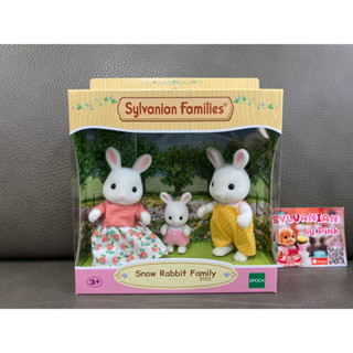 🌸หายาก🌸 Sylvanian Snow Rabbit Family มือ 1 จากอังกฤษ กระต่าย กระต่ายขาว ครอบครัว ตุ๊กตา ครอบครัวตุ๊กตา ไม่มีจำหน่ายในไทย