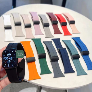 lock ใหม่ !!! สายนาฬิกา watch ultra11 10 9 8 7 6 se 5 4 3 สายนาฬิกา smart watch ปรับง่าย 41/44/45/49/46mm strap