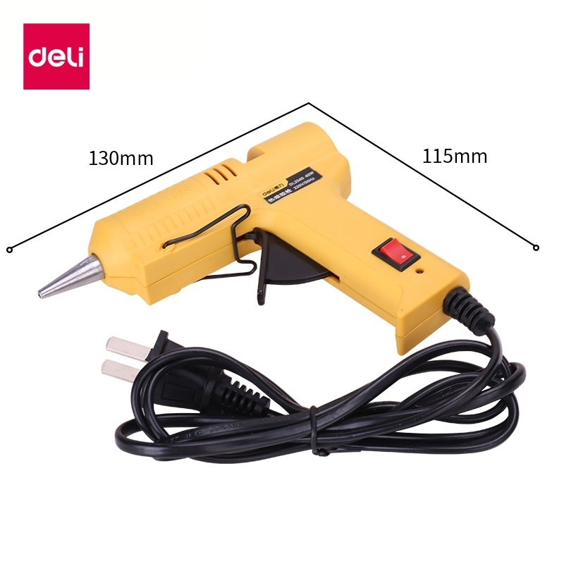 Deli ปืนกาวไฟฟ้า 20W / 40W / 60W ปืนยิงกาวโซโล  มีที่ตั้ง ใช้งานสะดวก สำหรับกาวแท่ง 7 mm Glue Gun - รูปที่ 6