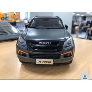 โมเดลรถ Isuzu mu-x สีดำเทา 1:18 1/18ตัวใหม่มาแว๊วววว(พร้อมส่ง)