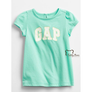 เสื้อยืดเด็กผู้หญิง Baby GAP ของแท้ (สี aqua tide green)