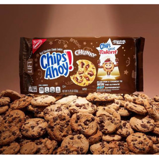 คุกกี้ช็อกโกแลตชิพและไวท์ช็อกโกแลตชิพ นำเข้าจากอเมริกา🇺🇸333กรัมChips ahoy chunky