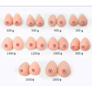 แยกอุปกรณ์เต้านมชายอำพรางติดด้วยตนเองหน้าอกแบนซิลิโคนหญิงหน้าอกใหญ่หน้าอกปลอม