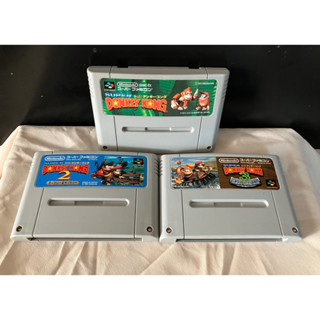 ตลับแท้ SFC Donkey Kong Japan Original (SHVC-MW) Super Famicom