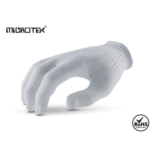 ถุงมือถักไมโครเท็กซ์(12 คู่)MICROTEX® | งานอิเล็กทรอนิกส์ | ไม่ทิ้งขน