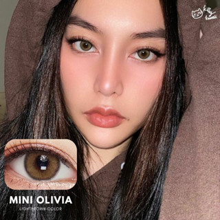 🌸 Mini Olivia : สี Ligth Brown สายตา ปกติ ถึง -10.00 kitty kawaii