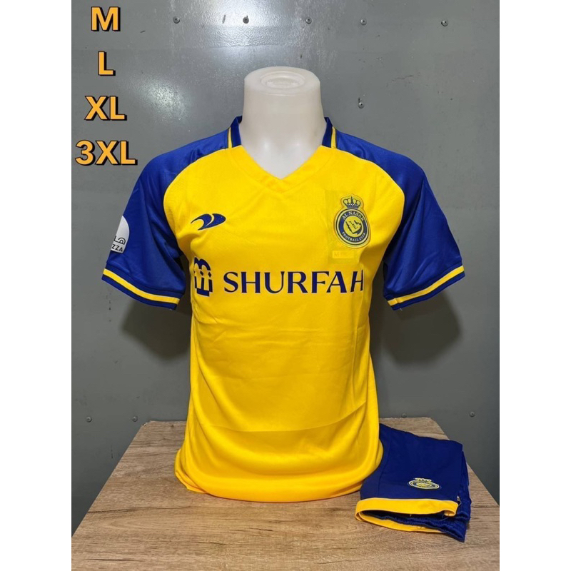 ชุดกีฬาผู้ใหญ่ ทีมสโมสรAlNassr อัลนาสร์ ริยาด มาใหม่ พร้อมส่ง