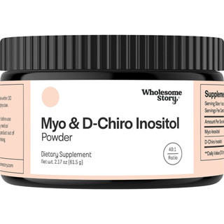 Wholesome Story Myo-Inositol &amp; D-Chiro Inositol Powder ไมโอ-อิโนซิทอล &amp; ดี-ชิโร อิโนซิทอล รูปแบบผง