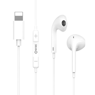 OWIRE หูฟัง  phone แบบมีสาย หูฟัง 3.5mm Jack หูฟังสำหรับฟังเพลง กาควบคุมสาย ไมโครโฟน