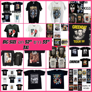 อก52" ยาว33" No3/4 ไซ้สใหญ่ 3XL size XXXL เสื้อวงร็อค เสื้อวง เสื้อยืด เสื้อวินเทจ