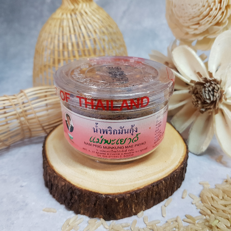 60g น้ำพริกนรกมันกุ้ง ตราแม่พะเยาว์ (มี อย.)