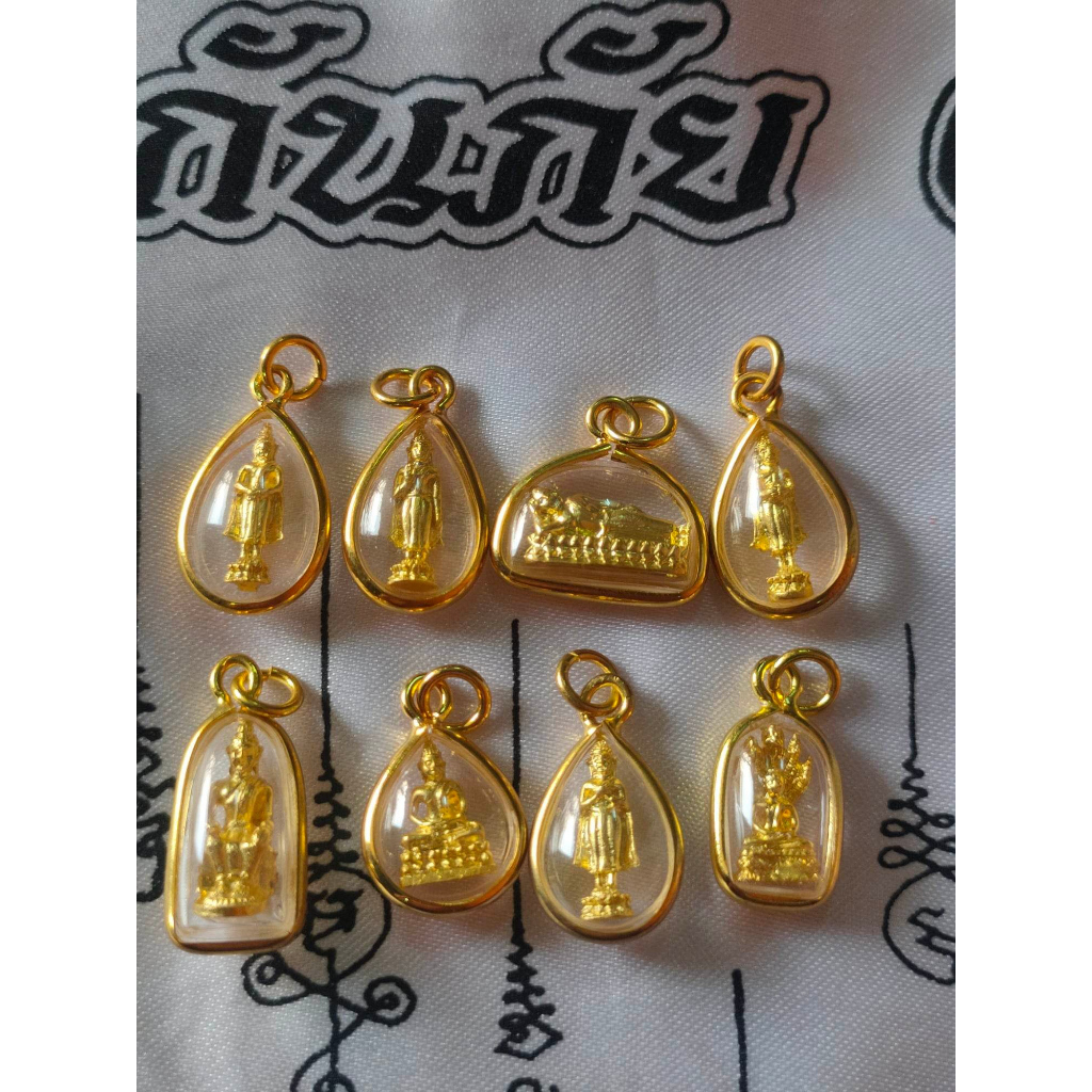 จี้พระประจำวันเกิด จี้กรอบทอง ขนาดเล็ก