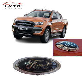 ชุดกล้องมองหลัง  รุ่น ฟอร์ด เรนเจอร์ FORD RANGER ปี 2012 - 2017 โลโก้ FORD สีน้ำเงิน พร้อมชุดสายไฟ