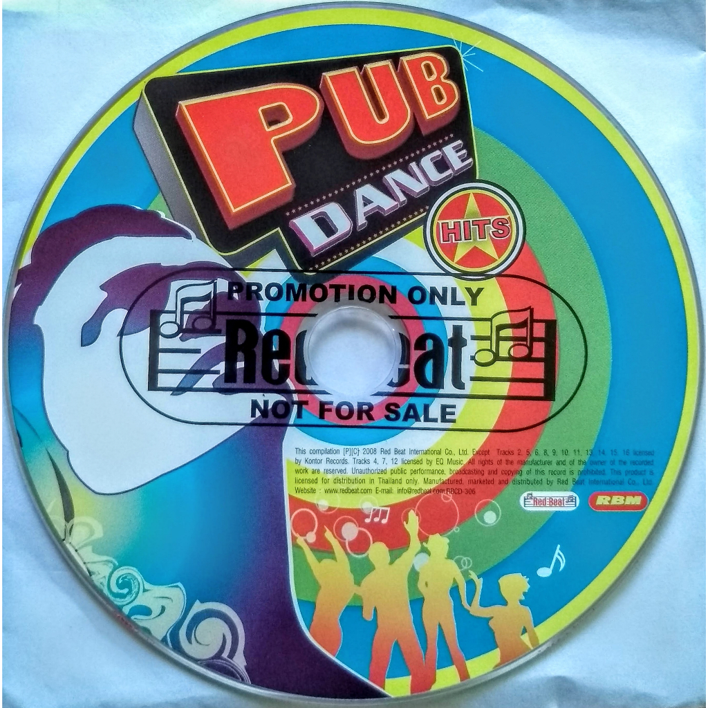 CD (Promotion) V.A. - Pub Dance Hits (เฉพาะแผ่นซีดี)