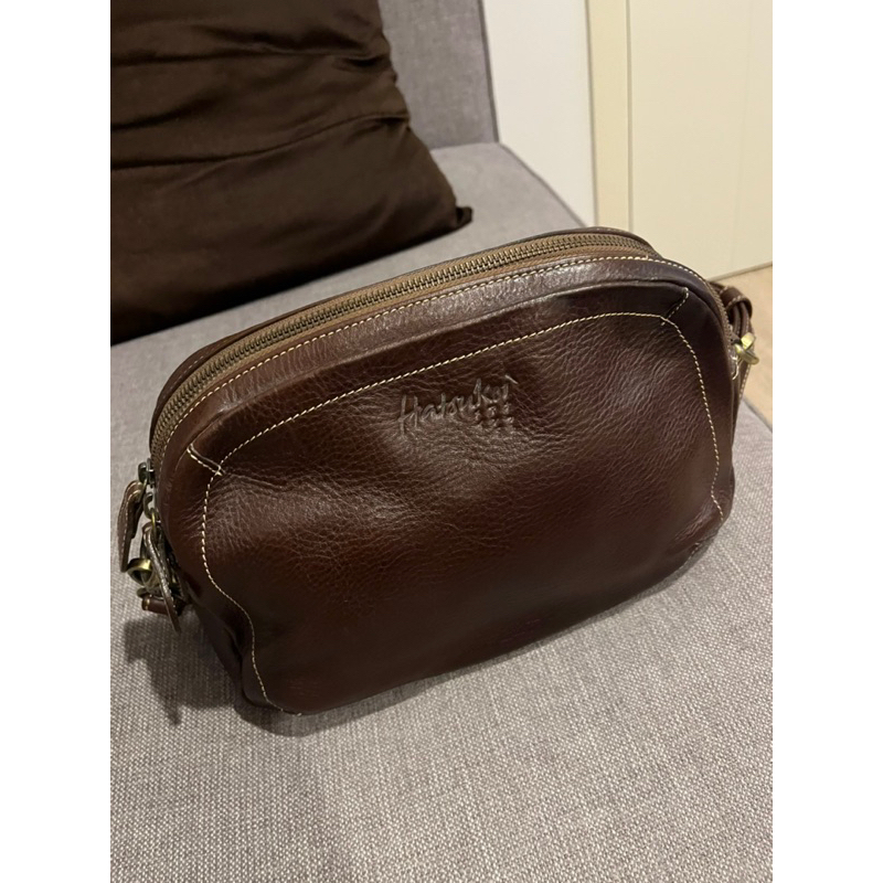 กระเป๋าหนังแท้ ญี่ปุ่น แบรนด์ Hatsukoi สภาพดีมาก