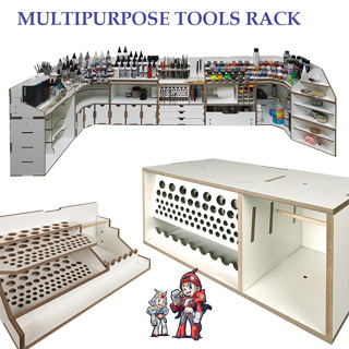 ชั้นวางอุปกรณ์ MULTIPURPOSE TOOLS RACK [MDF WITH MELAMINE 2 SIDE ] ten