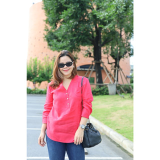 Long Shirt # Pink cerise