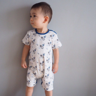 Romper แขนสั้นขาสั้นผ้า Premium Cotton : small but chic