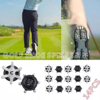 ปุ่มรองเท้ากอล์ฟ14-18pcs. golf shoe spikes fastwist &amp; tour lok insert system.