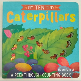 หนังสือบอร์ดบุ๊คภาษาอังกฤษ My Ten Tiny Caterpillars Board book