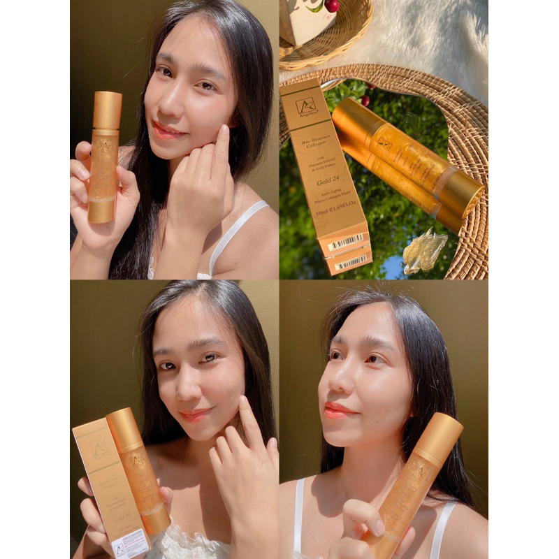 เซรั่มรกแกะทองคำBio-Essence Collagen Gold 24 With Placenta extract ANGELINA®