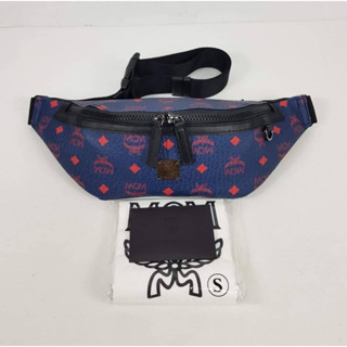 MCM Visetos Medium Belt Bag มี 2ซิป  ขนาด : 15″ W x 3.75″ D x 5″ H นิ้ว