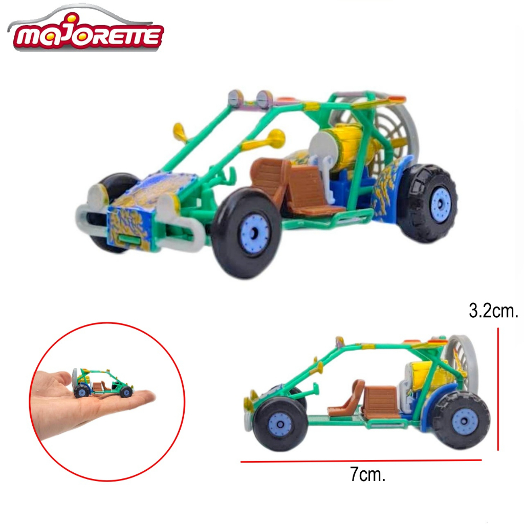 โมเดลรถเหล็ก Matt Hatter Chronicles ลิขสิทธิ์แท้ สเกล1/64 (นอกแพ็ค) Dune Buggy & Hover Cab Matt Hatter Chronicle