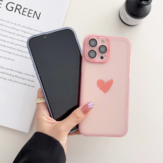 Case for iPhone 7/8/11/12Pro/Max/Plus X/XS/XRซองใส่โทรศัพท์ เคส สำหรับ ไอโฟน เคสโทรศัพท์ไฮบริดฝ้า ปุ่มโลหะผสม ตัวป้องกัน