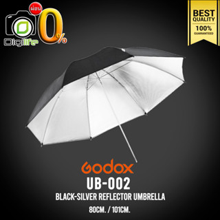 Godox Umbrella UB-002 - Black &amp; Silver Reflector 84cm./ 101cm. ร่มสะท้อน เงิน-ดำ