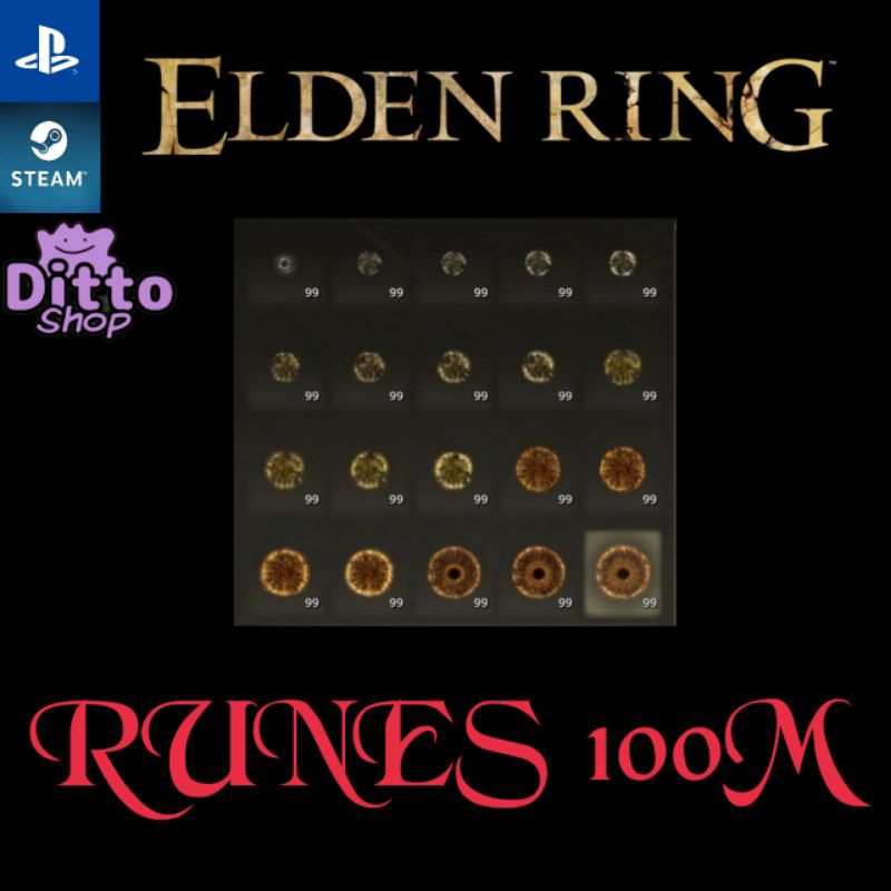 Elden Ring RUNES 100M (Ps4/Ps5/Steam)