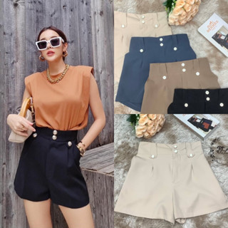 CHICHI MINI PANTS 🧡👩🏻‍🦰🥐 กางเกงขาสั้น เอวสูงสาวอวบ