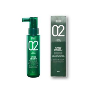 AMOS 02 Scalp Nourish The Green Tea Enhancing Tonic 80ml.