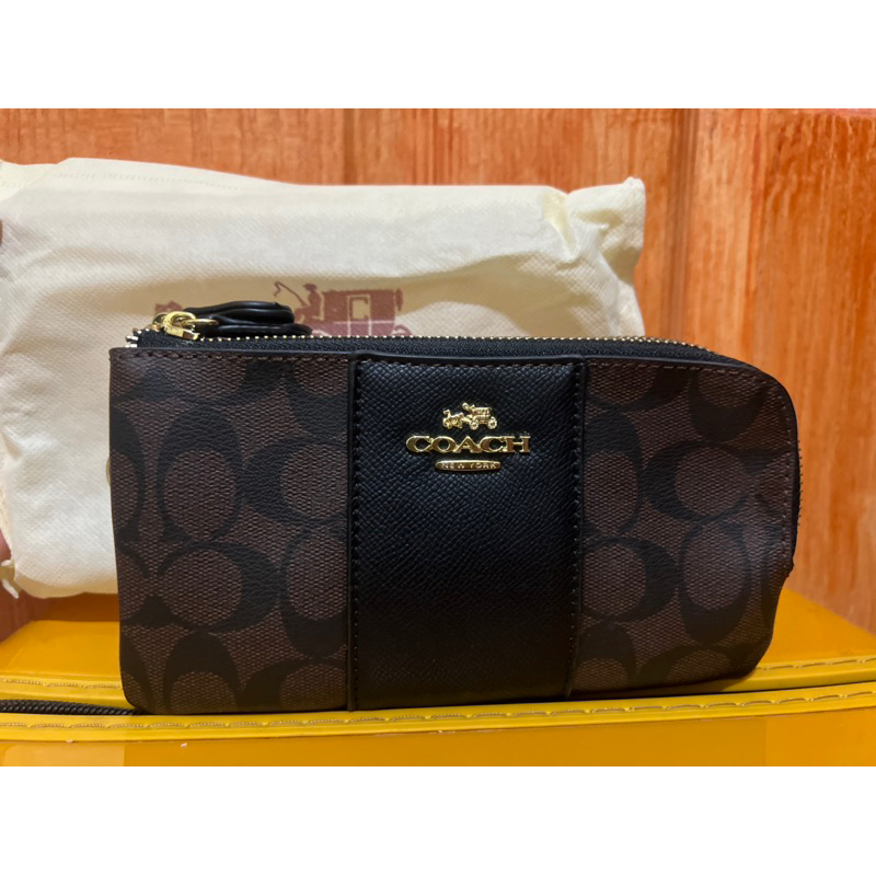 (พร้อมส่ง) กระเป๋าสะพายข้าง Coach มีสายยาว 2 ซิป