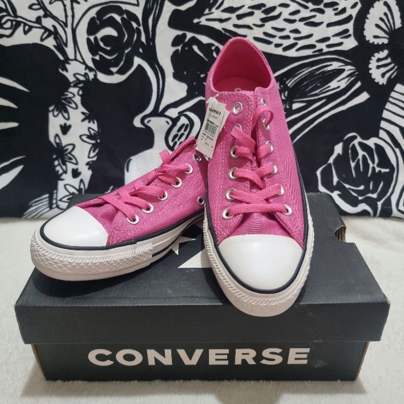 Converse All Star OX Pink แท้ 100% สภาพ 99%