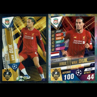 Virgil van Dijk (Liverpool) W2. MATCH ATTAX 101 2019/20 - WORLD STAR