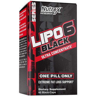 Nutrex Research Labs Lipo 6 Black Ultra Concentrate 60 Black-Caps