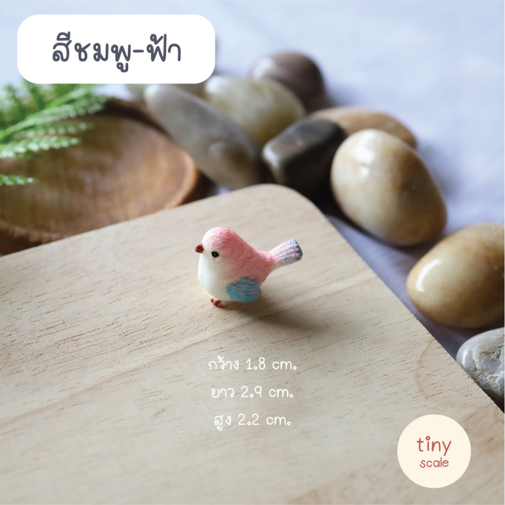 โมเดลนกจิ๋ว สำหรับทำโมเดล ฉาก Diorama จัดสวนถาด สวนโหลแก้ว บ้านตุ๊กตา Miniature