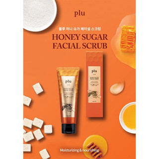 PLU HONEY SUGAR FACIAL SCRUB 70G.