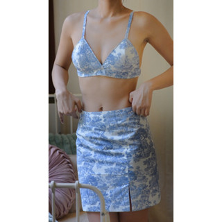 summer mini skirt (blue)