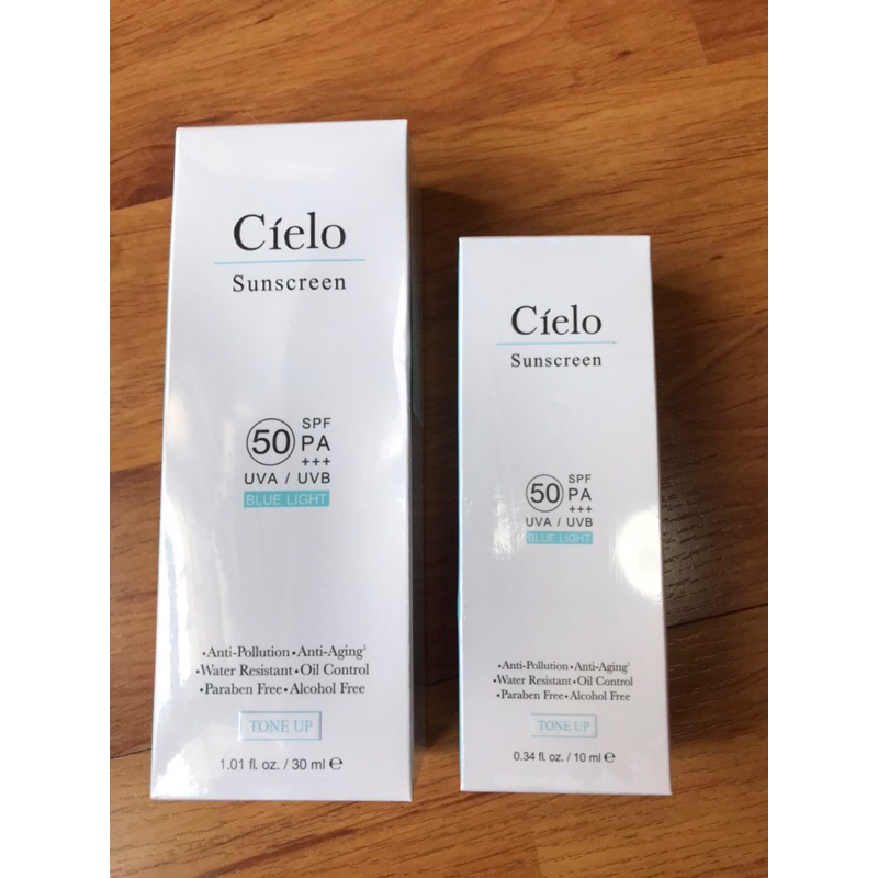 Cielo 1แถม1 ครีมกันแดดเซียโล่ Sunscreen SPF 50 PA+++ 30 ML. แถม ขนาด 10 ml ของแท้ 100% กันแดดทาหน้าข