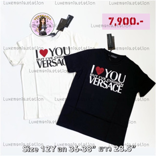 👜: New!! Versace T-shirt 12Y‼️ก่อนกดสั่งรบกวนทักมาเช็คสต๊อคก่อนนะคะ‼️