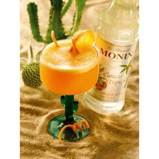 (HomeKoffee) MONIN Triple Sec Cur Syrup ไซรัปโมนินทริปเปิ้นเชคคูราเซา บรรจุขวด 700 ml. น้ำเชื่อม MONIN กลิ่น “Triple