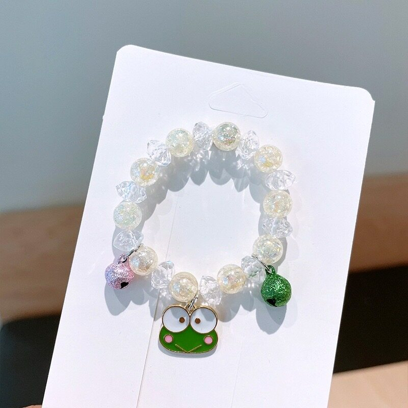 สร้อยข้อมือ / กำไลข้อมือ ประดับลูกปัด สีรุ้ง ลายการ์ตูนน่ารัก แฟชั่นเกาหลี สําหรับผู้หญิง✨
