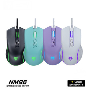 Nubwo NM-96 Gaming Mouse เมาส์เกมมิ่ง ปรับ DPI ได้สูงสุด 3600 มี 7 ปุ่ม ปรับสีไฟได้ ของแท้ รับประกัน 1 ปี