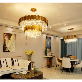 โคมไฟระย้า คริสตัล หรูหรา โคมไฟเพดาน Light luxury crystal chandelier NtLZ